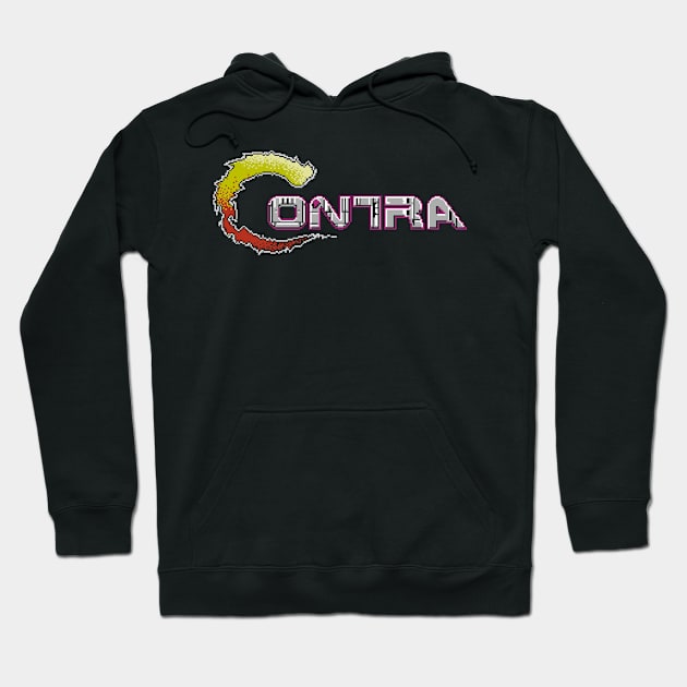 Contra Title Hoodie by kladenko